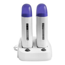 Dual Wax Warmer Hair Removal Kit with Dual Pot Heated Wax Melter for Women, US Plug
