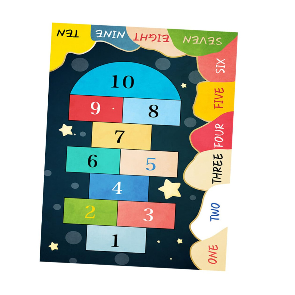 Play Rug NonSlip Educational Floor Mat for Kids Bedroom Nursery Indoor Outdoor