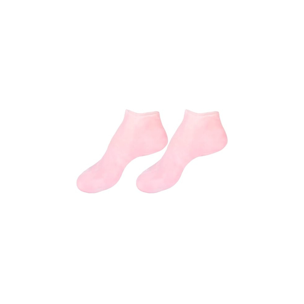 Moisturizing Spa Socks for Dry Feet Rose Size S 32â34 with Deep Hydration Care