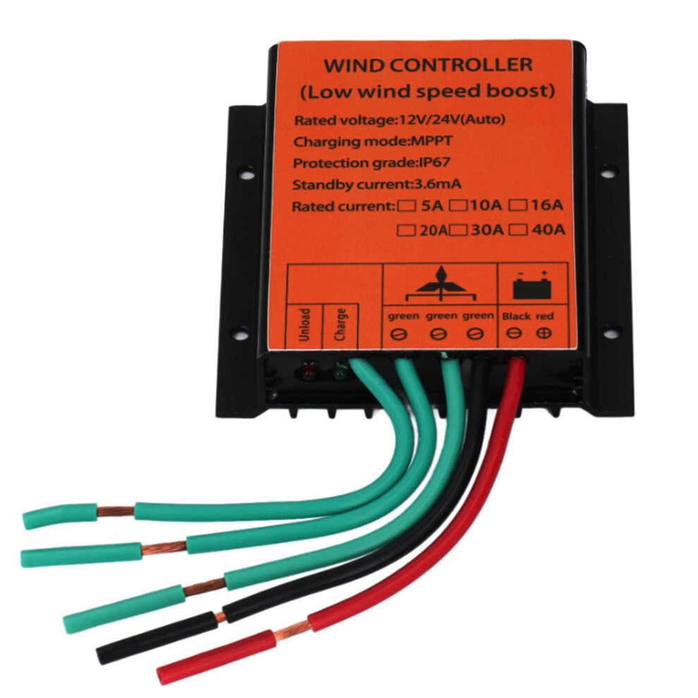 1000W 12V 24V 48V Mppt Wind Turbine Charge Controller With Ip67 Waterproof And Overload Protection 9164114038807