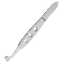 Stainless Steel Eyelid Tweezer with NonSlip Grip for Women Eye Comfort and Meibomian Gland Massage