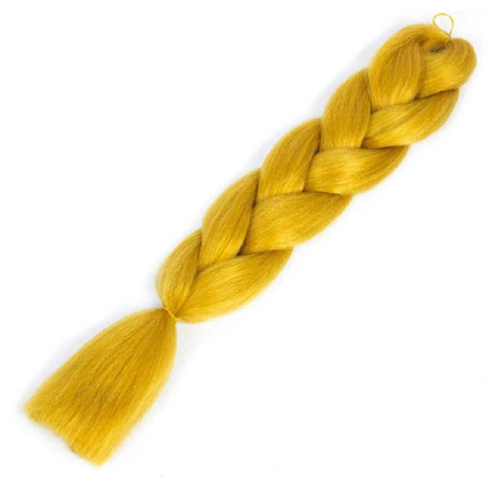 24 Inch Ombre Jumbo Braiding Hair Extensions, Heat Resistant Synthetic Braid, 6PCS Set