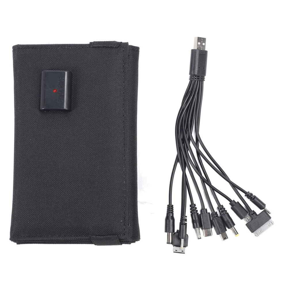15W Portable Solar Charger 5V Foldable Waterproof Solar Panel For Camping Outdoor Fast Charging 9164114039774