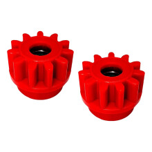 2 Pack Spin Mop Bucket Pedal Gears 0.98x0.71in Easy Install Replacement Parts Red