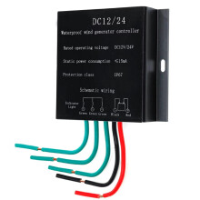Wind Turbine Charge Controller 12V/24V/48V 800W IP67 Waterproof Off Grid Battery Regulator