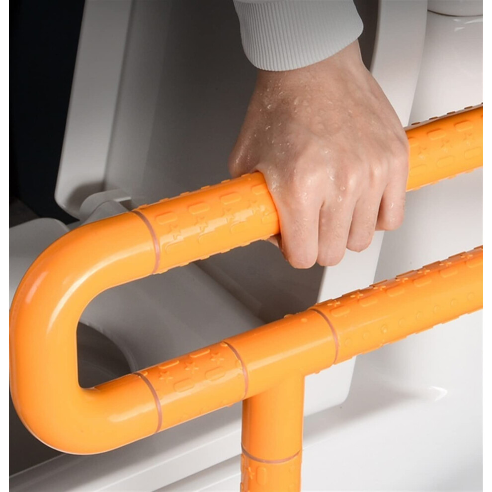 Bathroom Safety Grab Bar 304 Stainless Steel Foldable Shower Handrail with NonSlip Nylon Grip 300kg