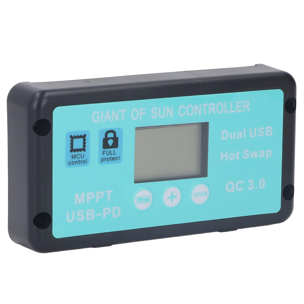 Mppt Solar Charge Controller 40A Efficiency For 12V 24V Lithium And Lead Acid Battery With Usb Pd 9164114041166