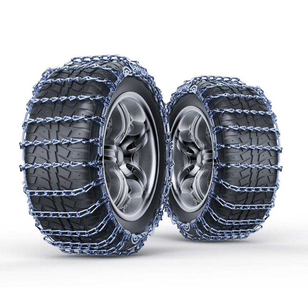 Automatic Tightening Antiskid Snow Chains For 165/80R12 Tires, Heavyduty Traction For Cars Suvs 9164114041234