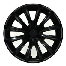 16 Inch Black Gloss Wheel Covers for Toyota Highlander, Durable Metal ClipOn Design, Precision Fit