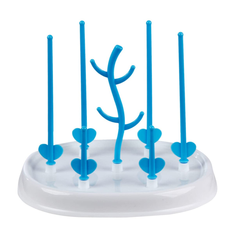 Bottle Drying Rack Spacesaving Scratchfree Multibottle Holder Easyclean Pp Stand Blue