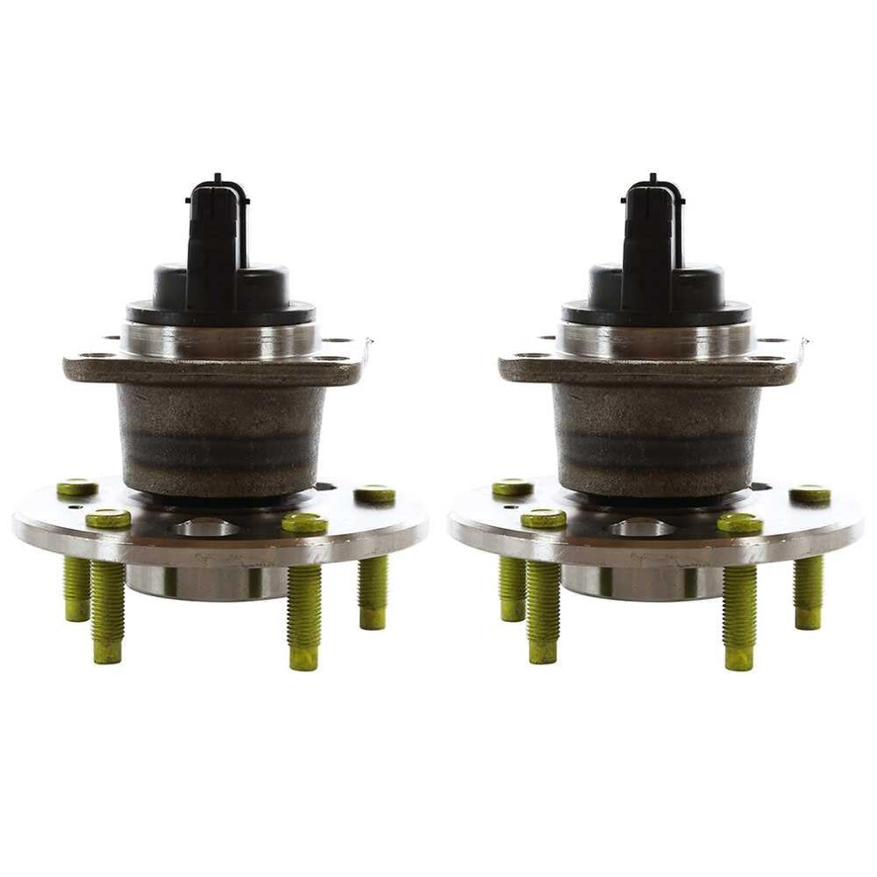 2Pcs Rear Wheel Hub And Bearing Assembly With Abs Sensor 5 Lug Durable G3 Bearing Pair 9164114042262