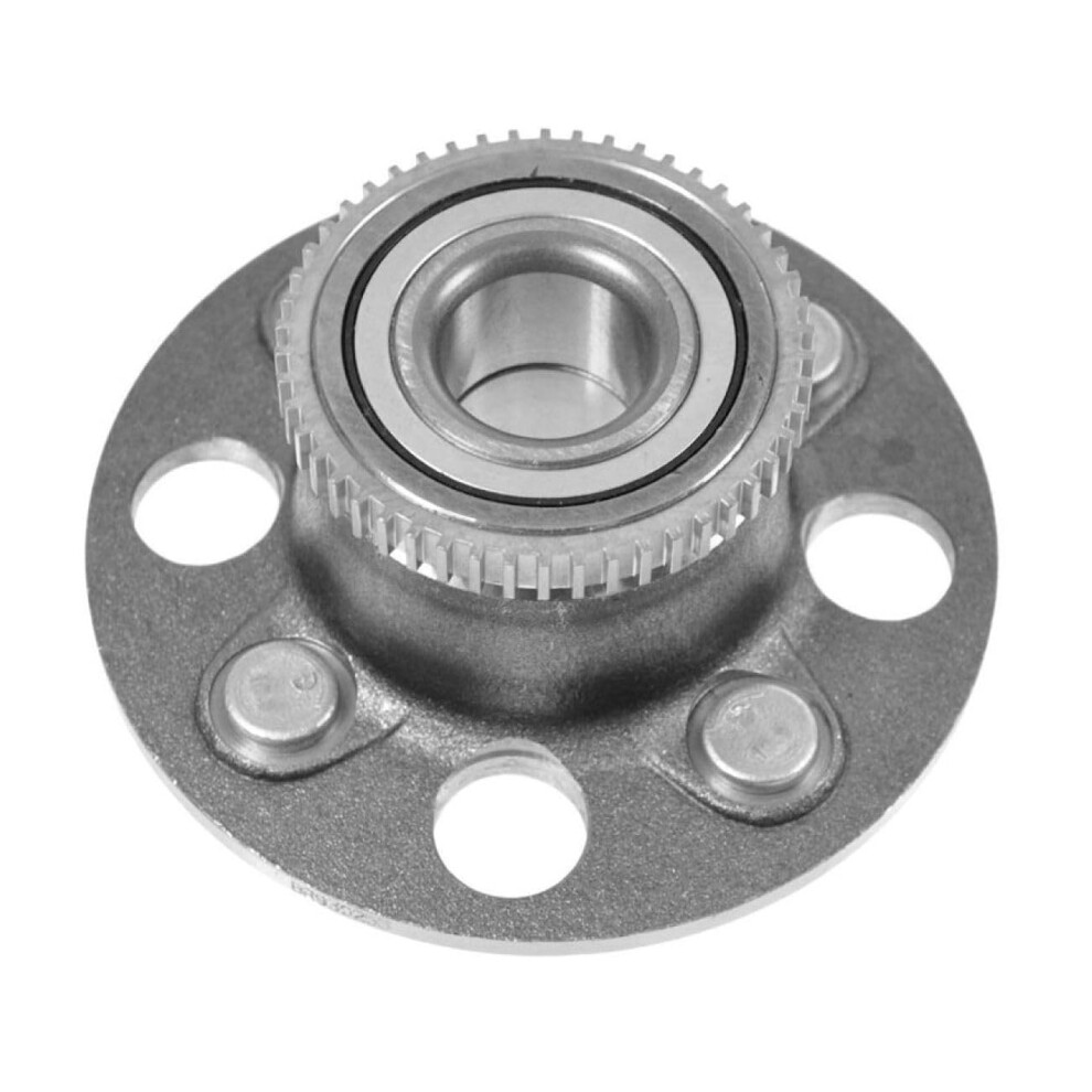 Rear Wheel Hub And Bearing Assembly With Abs Sensor 4 Lug For Honda Civic Smooth Rotation 9164114042316