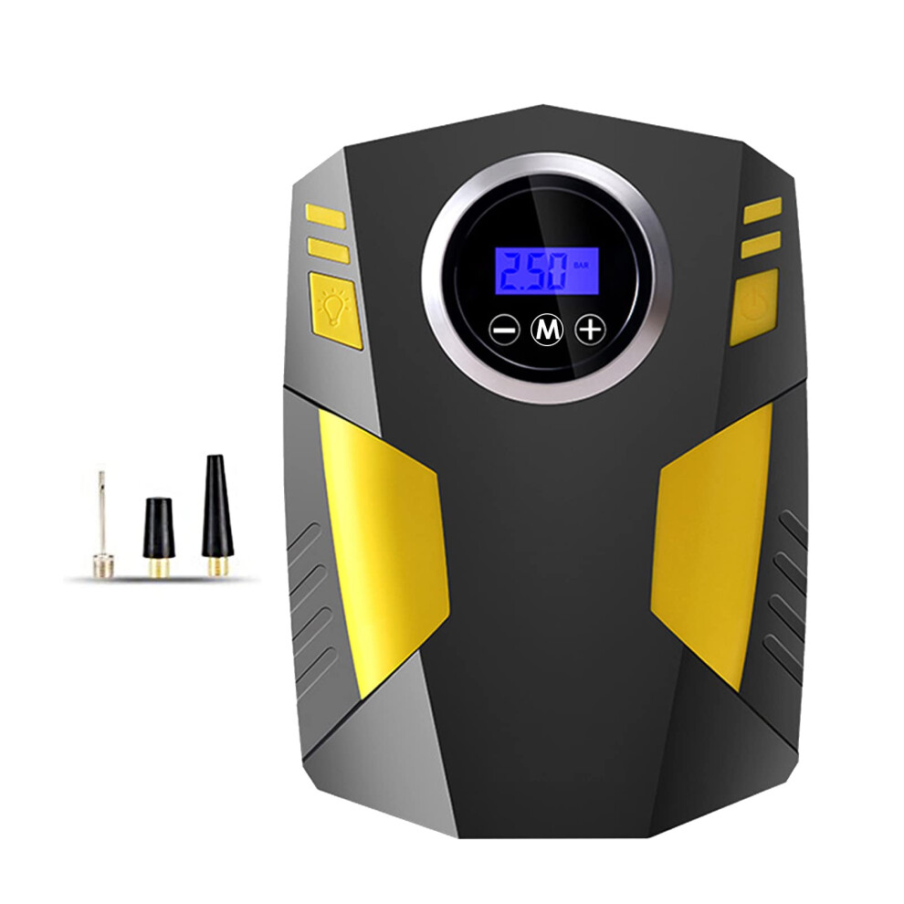 Portable Tire Inflator 12V Digital Air Compressor Pump 150 Psi Fast Inflation Auto Shutoff Led For Car And Bike Light 9164114042385