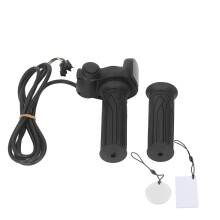 Electric Bike Throttle Grip With Lcd Battery Indicator, Ergonomically Designed Handlebar Grip For Scooter And Motorbike, Universal Voltage Compatible