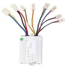 Brush Motor Controller For Ebikes, Voltage Protection LCD Display Adjustable Parameters Energy Saving Sine Wave Controller With Thumb Throttle PAS