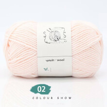 Xubond Crochet Yarn 1PC=100g Hand Woven Cotton Yarn Soft Crochet For Knitting Warm Sweater Sofa Cushion Scarf DIY (Color : 1PC 01) fabric Knitting