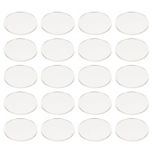 Acrylic Round Sheets Blanks Painting DIY Boards Circles Dessert Multifunction 30 Pcs