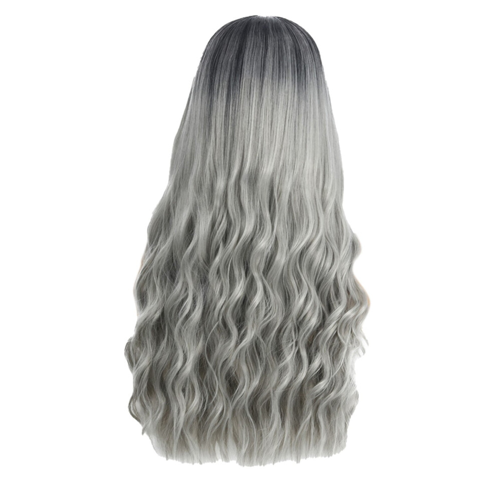 Desertasis Glueless Human Hair Wigs for Women, Pre-Plucked & Pre-Cut, Natural Shadow Curly Wig - One Size