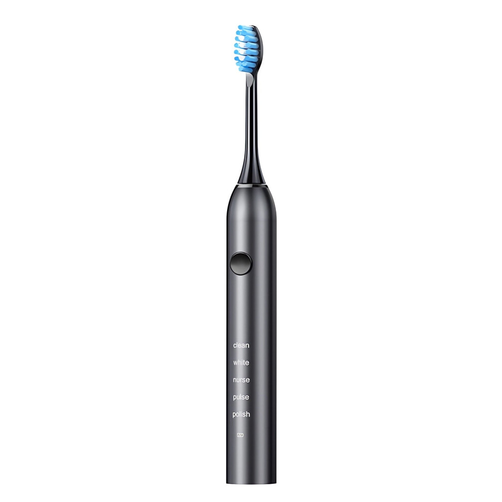 Black Yonrjhukm Household Toothbrush Soft Bristle Toothbrush Rechargeable Adult Toothbrush
