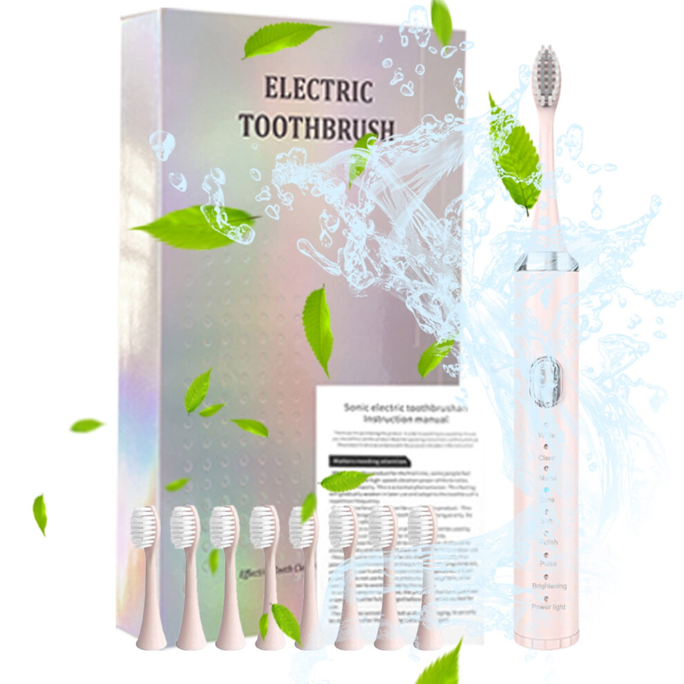 VALSEEL Electric Toothbrush, Low Noise & Portable with Smart Timer, IPX7 Waterproof for Adults
