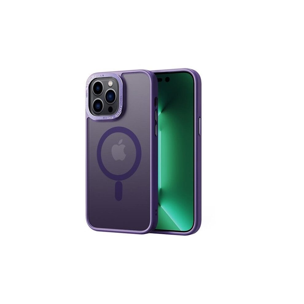 Boom Compatible With Iphone 14 Pro Max Mobilskal Magsafe Frosted - Lila Purple 9482828533594