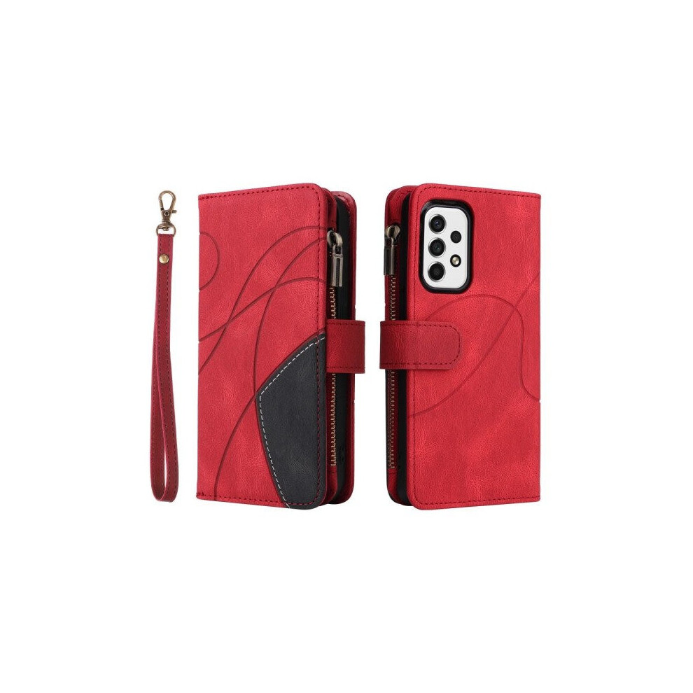 Ks Wallet Case For Compatible With Samsung Galaxy A53 5G - Red 9482828533273