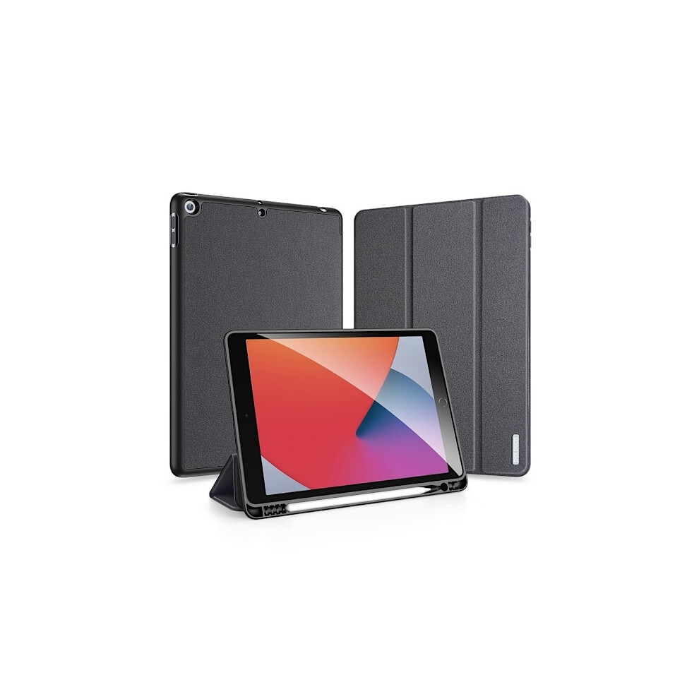 Dux Ducis Compatible With Ipad 10.2 2019/2020/2021 Case Domo Tri-Fold Black 9482828533532