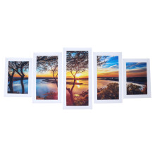 Wasserfeste Leinwanddrucke, exquisite Wandbilder mit hochauflösender Landschaftsfotografie, rahmenlose Leinwandbilder für Ihren Wohnraum, 5-