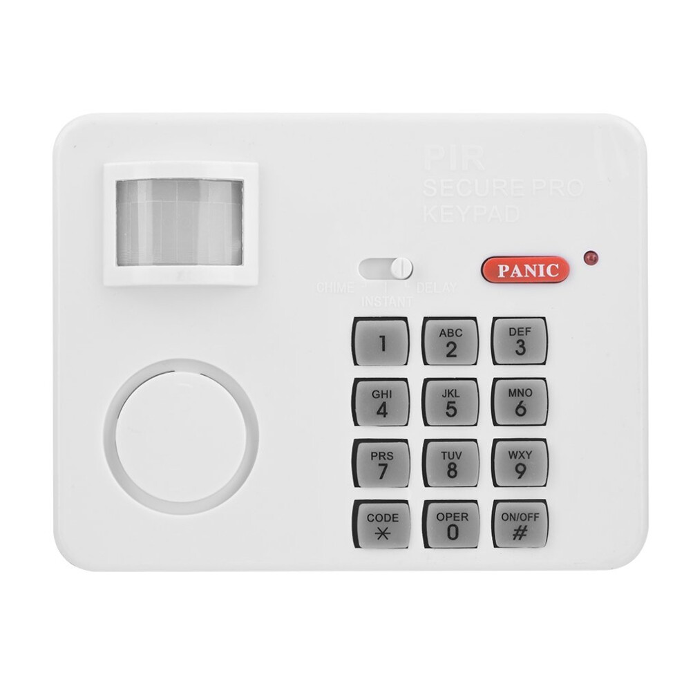 Wireless Home Security Alarm with PIR Motion Sensor, Keypad and Remote for Door and Garage
