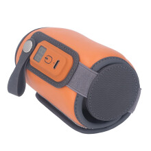 USB Baby Bottle Warmer with Smart Temperature Control, Portable Travel Use for Car and Home (Orange)