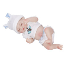 Bambola Simulata per Bambina, 28 cm, in Silicone Impermeabile, Morbida al Tatto