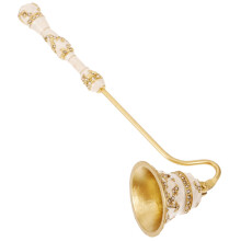 Vintage Long Handle Candle Snuffer Metal Wick Extinguisher for Taper Tealight and Scented Candles