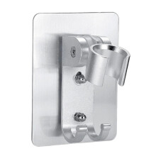 Aluminum Wall Mounted Adjustable Shower Head Holder Bracket for Universal Bathroom Use