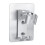 Aluminum Wall Mounted Adjustable Shower Head Holder Bracket for Universal Bathroom Use 1