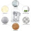 Aluminum Wall Mounted Adjustable Shower Head Holder Bracket for Universal Bathroom Use 2