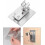 Aluminum Wall Mounted Adjustable Shower Head Holder Bracket for Universal Bathroom Use 5