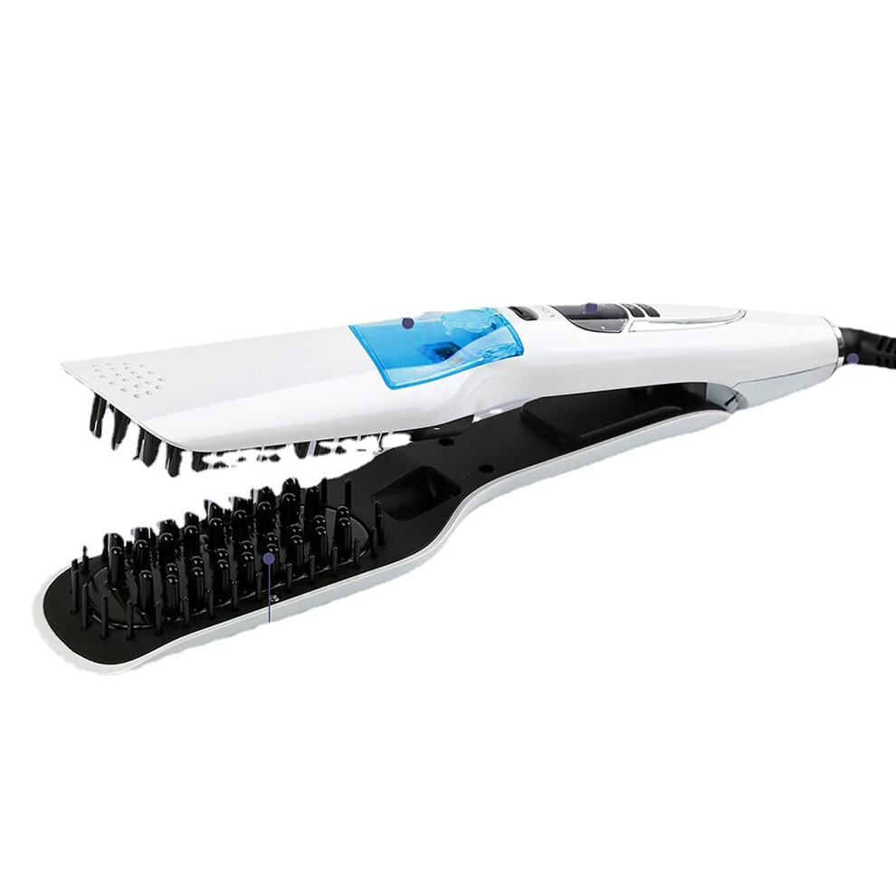 Steam Hair Straightener with Titanium Ceramic Plates, AntiFrizz Steam Care, 24 Temp Settings