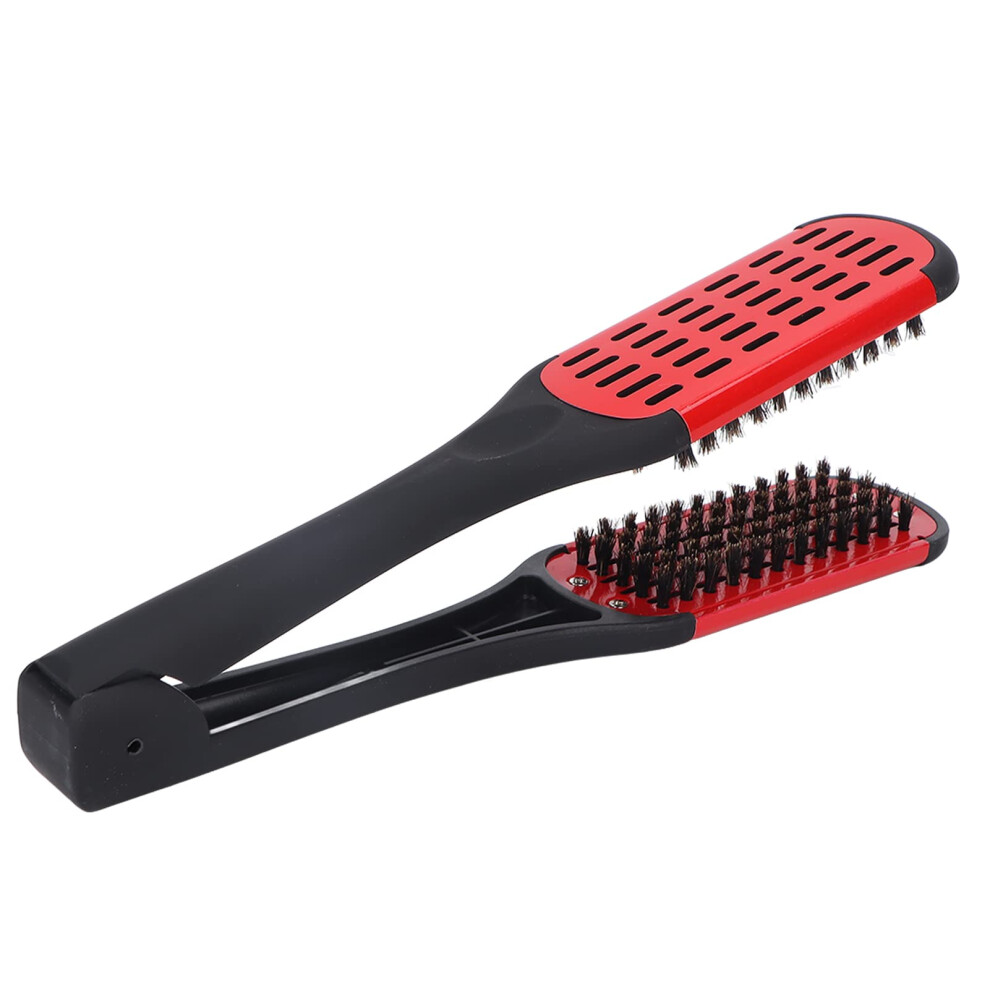 Beard Straightening Brush with Frizz Control and Fast Drying DualSided Grooming Tool