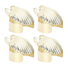 Gold Candle Snuffer Set with Wick Trimmer, 4Pcs Metal Shell Design for Safe Flame Extinguish