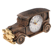 Retro Car Alarm Clock for Boys Vintage Style Desk Decor Cute Cartoon Design Compact Space Saving