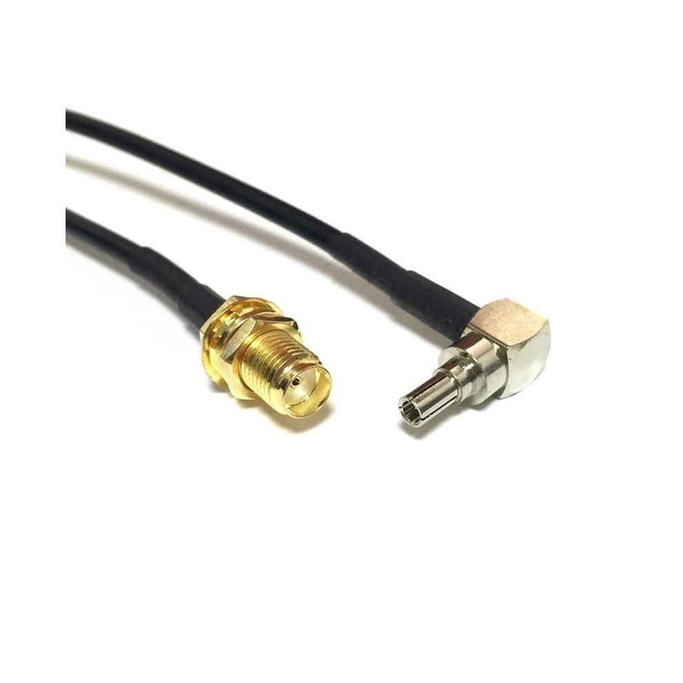 Sma Female To Crc9 Adapter Cable 20Cm Rg174 Bulkhead Right Angle For 3G 4G Modem 9174973340218