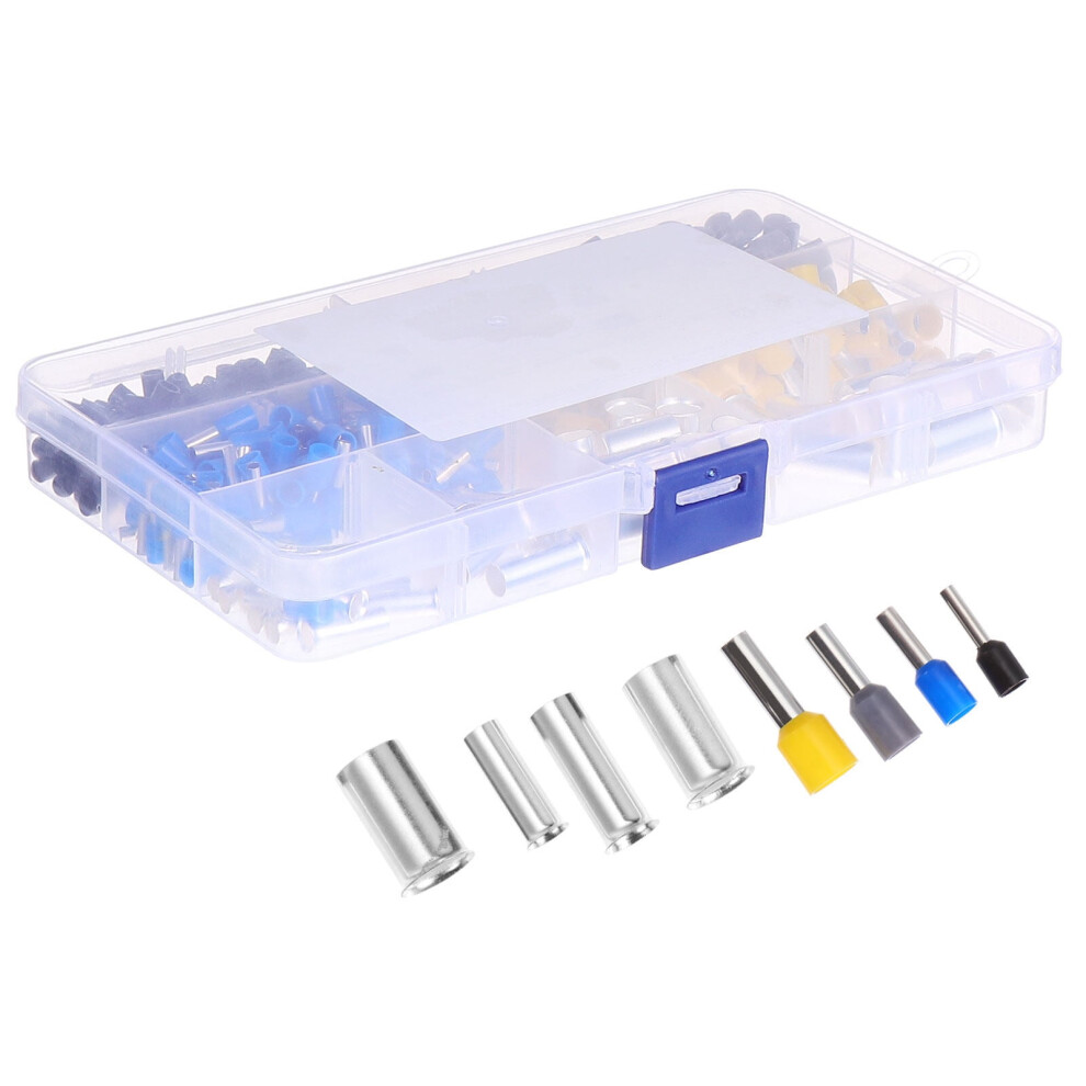 390 Pcs Terminals Crimp Connectors Union Copper Crimp Electrical Cable Pin Wire Terminal Connectors 9482828533853