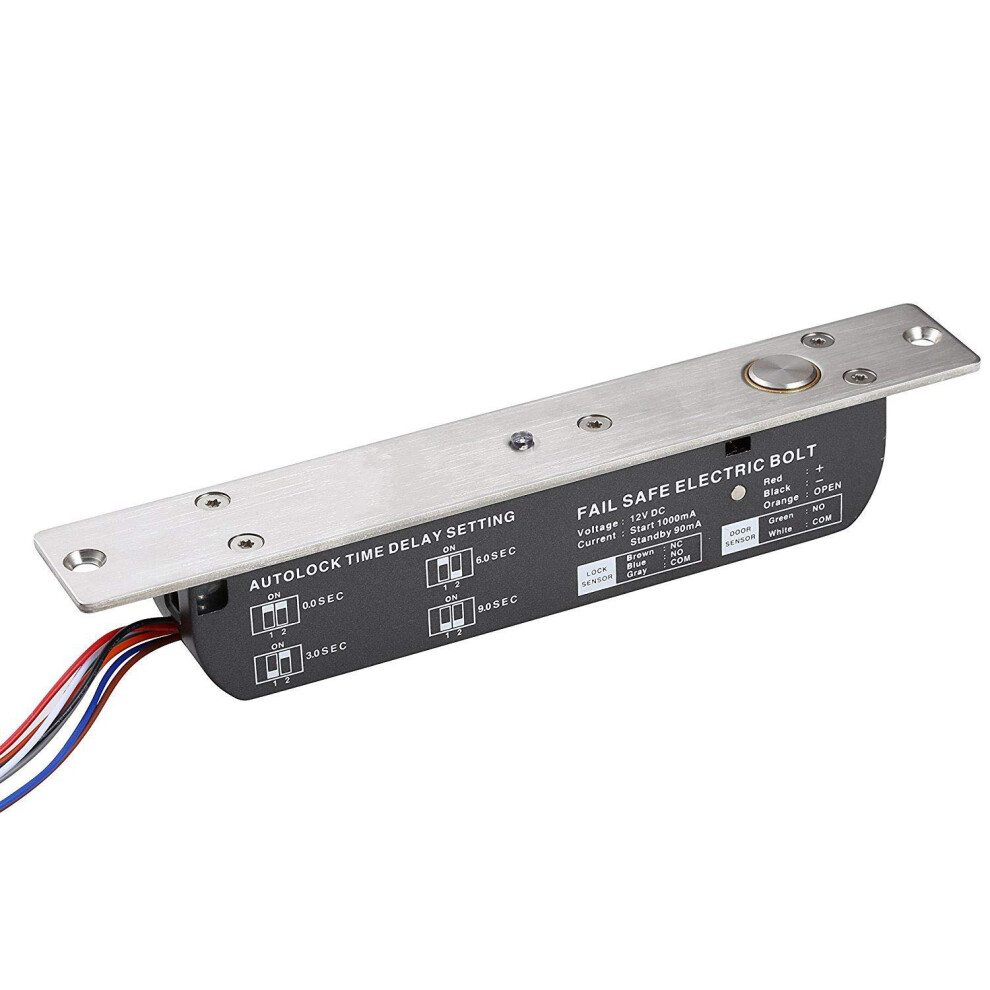 2000Kg Holding Force Fail Safe Electric Bolt Lock With Adjustable Timer And Dual Signal Output 9044945276428