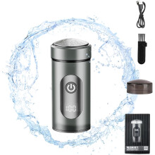 Enspiracle Mini Electric Shaver - USB Rechargeable, Waterproof Travel Razor with Digital Display, Compact & Washable for Men and Women