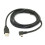 Datový kabel Mini USB B typu B, 5pinový samec, pravý úhel 90 stupňů - USB 2.0 samec, 1,8 m, černá barva 1