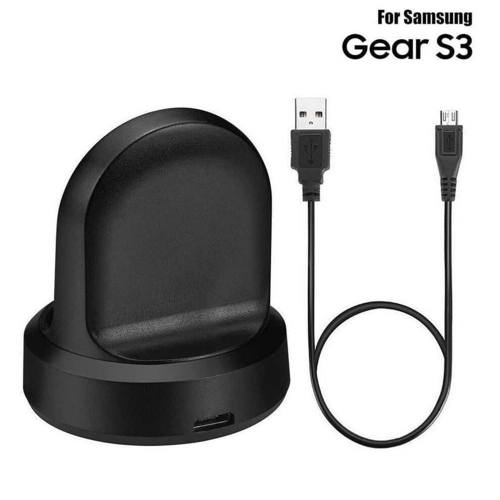 New Wireless Charging Dock Charger Cradle For Compatible With Samsung Gear S2 S3 S4 Watch 9482828537585