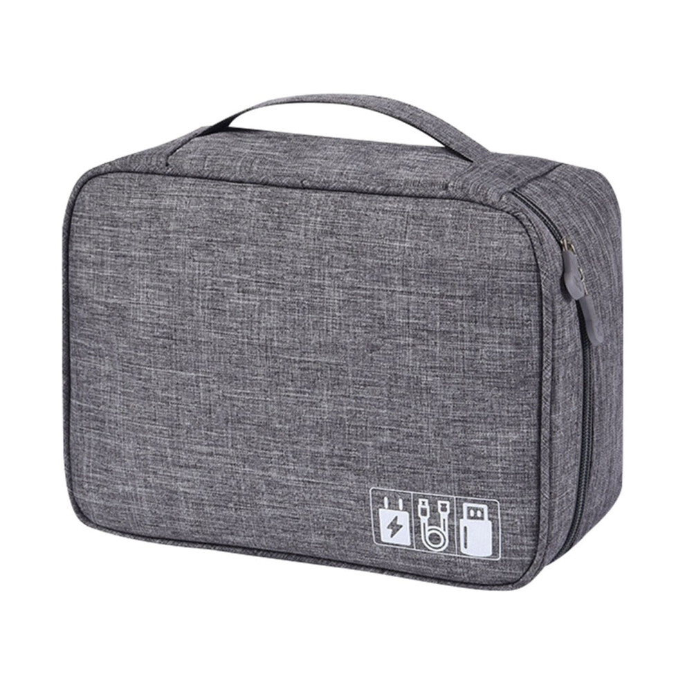 Fnyoxu Digital Bag Multi-Function Data Cable Storage Bag Mobile Power Headset Storage Bag,E 9482828538230