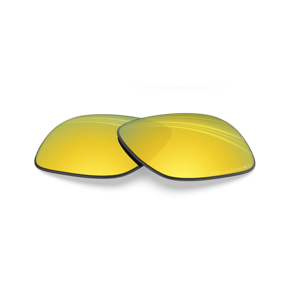 Gold 63Mm Polarized Replacement Lenses 24K Antisaltwater Enhanced Clarity For Rayban Rb3293