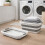 Collapsible Laundry Basket Foldable Washing Bin Hamper Space Saving Pop Up 7