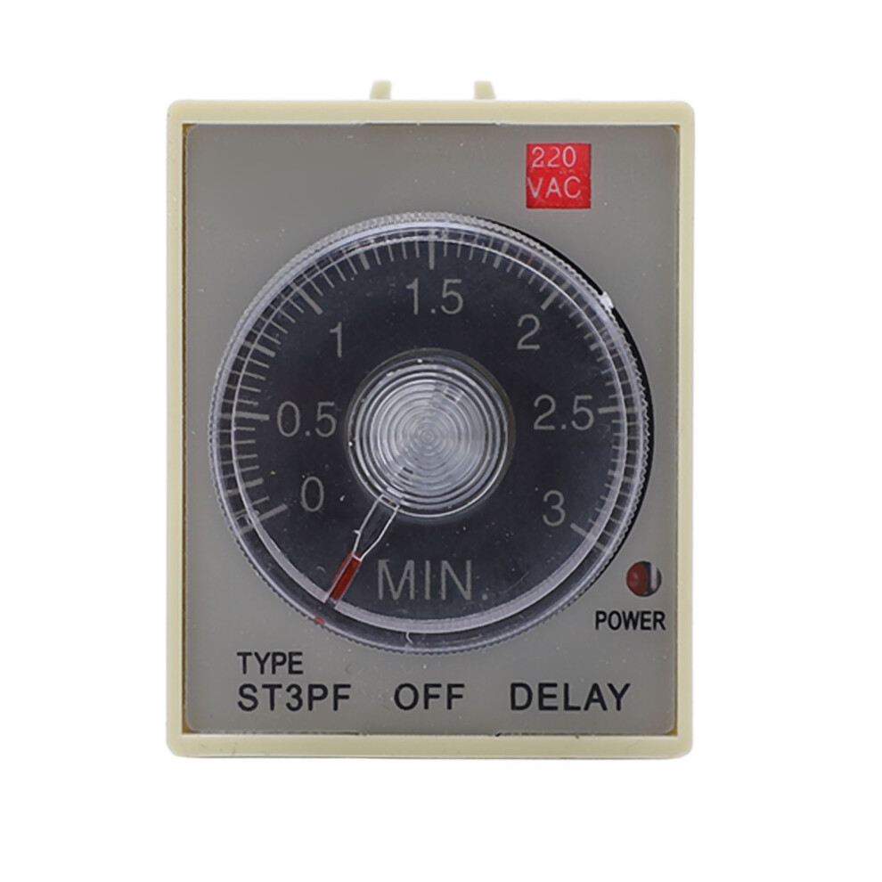 Industrial Power Off Delay Timer Relay Knob Control Ac200-220V St3pf 4671382090581
